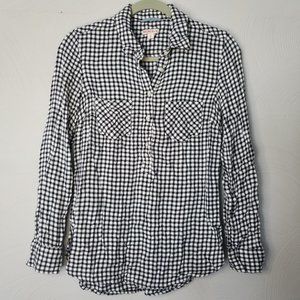 Soft Checkered Long Sleeve Shirt.